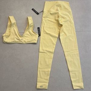 Set active sport body legging + bra set with tags